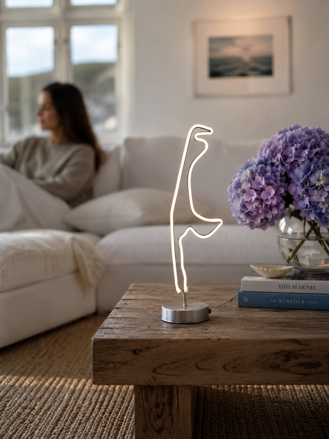 Sylt Leuchte im Wohnzimmer